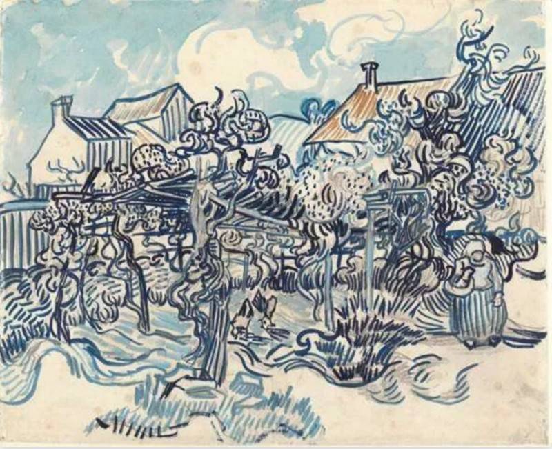 梵高手稿有救了!科學(xué)家使用機(jī)器學(xué)習(xí)重建惡化的圖紙