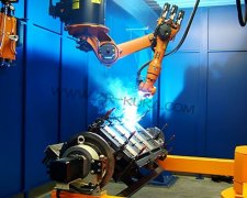 庫卡點焊機器人保護氣節氣裝置